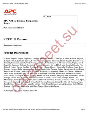 NBTS0100 datasheet  